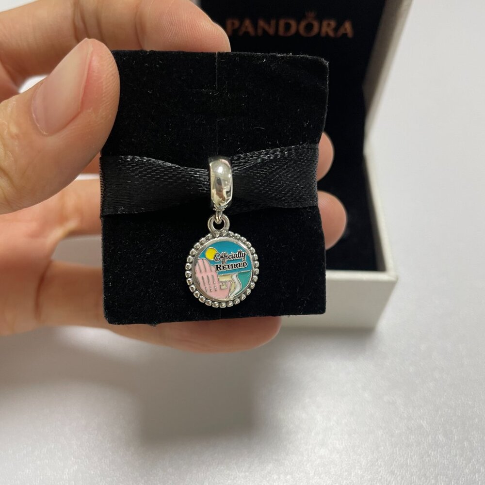 Pandora Officially Retired Charm Sterling Silver Pendant